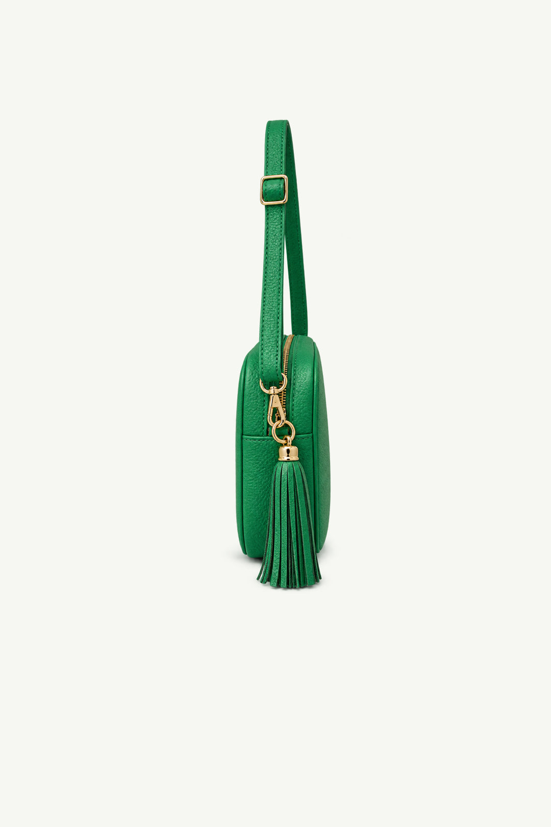 Green Italian Leather Crossbody