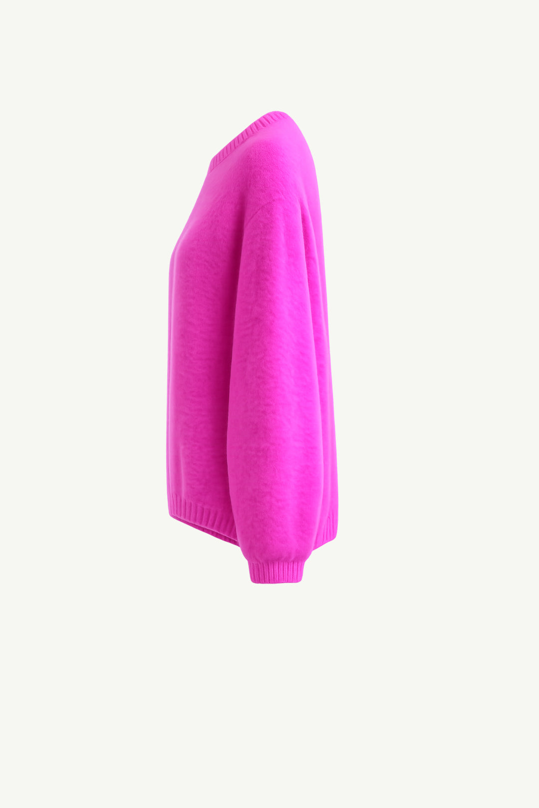 Electric Pink Alpaca Knit