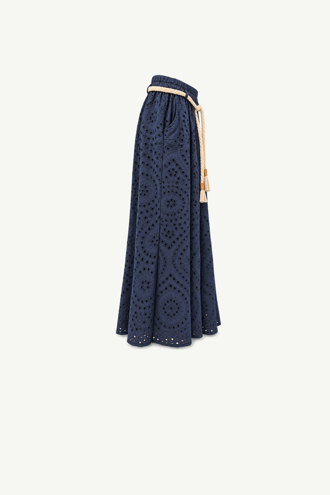 Italian Anglaise Wide Leg Pants