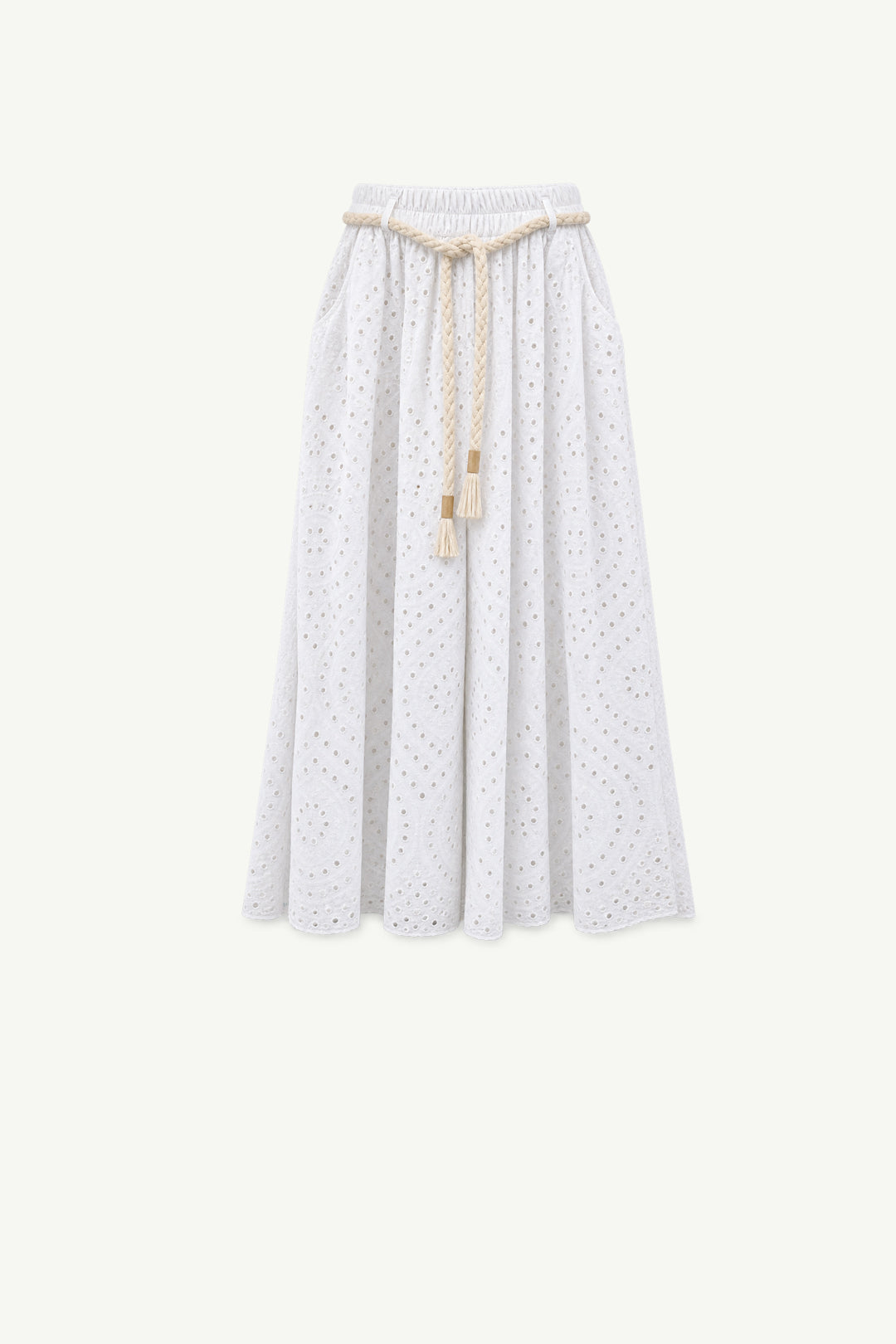 Italian Anglaise Wide Leg Pants