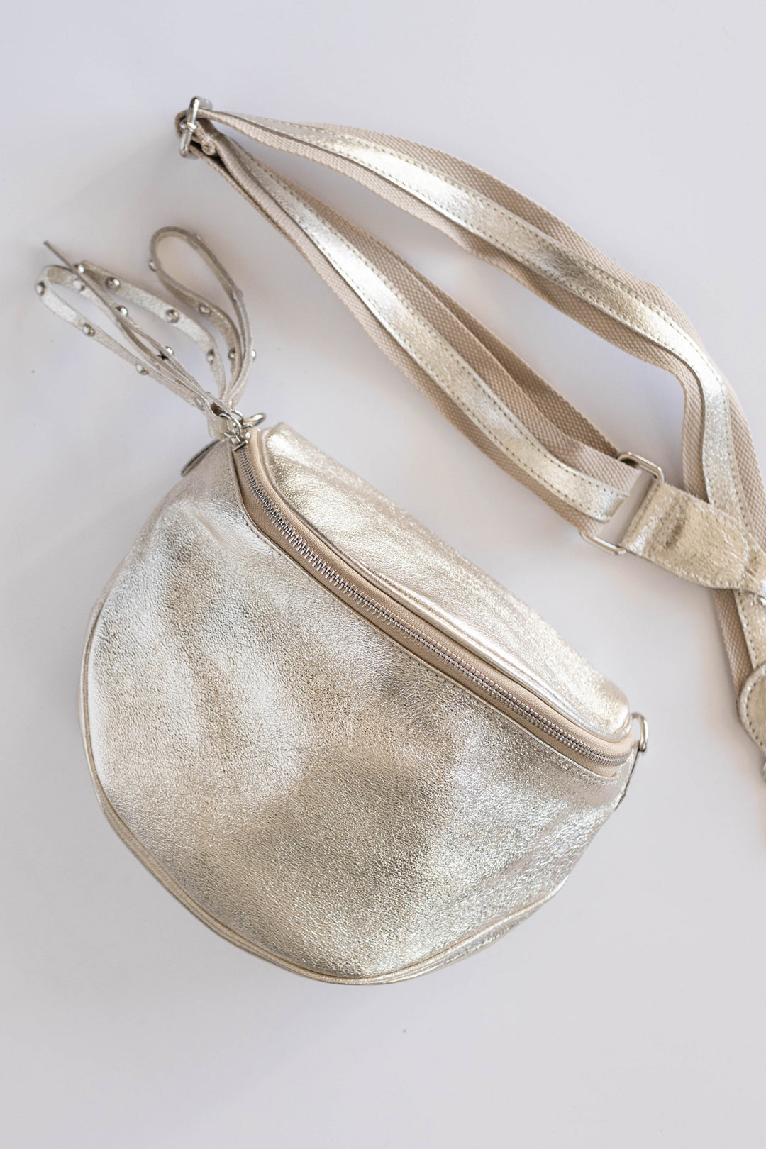 Italian leather sling bags