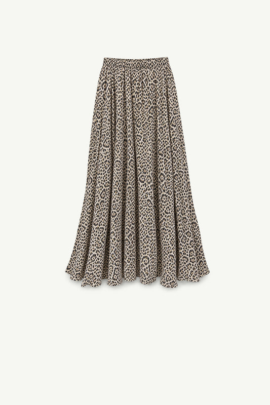 Italian Leopard Skirt
