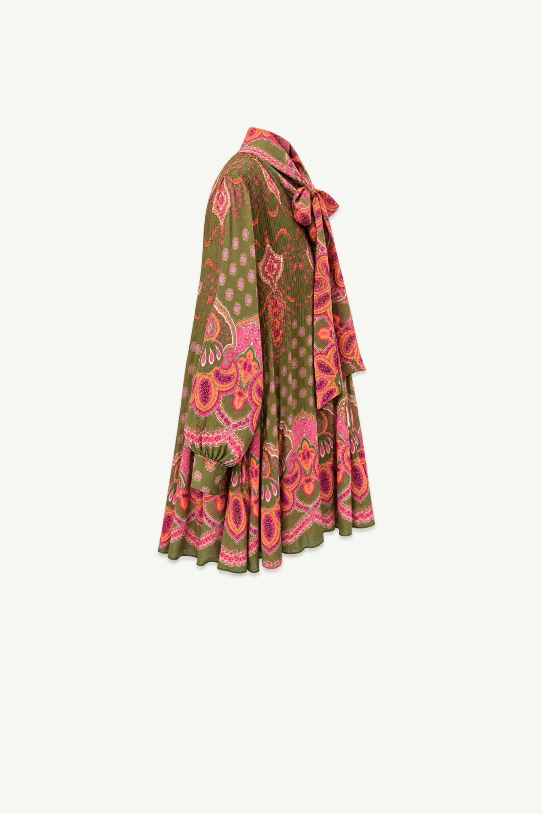 Italian Pleated Garden Dress