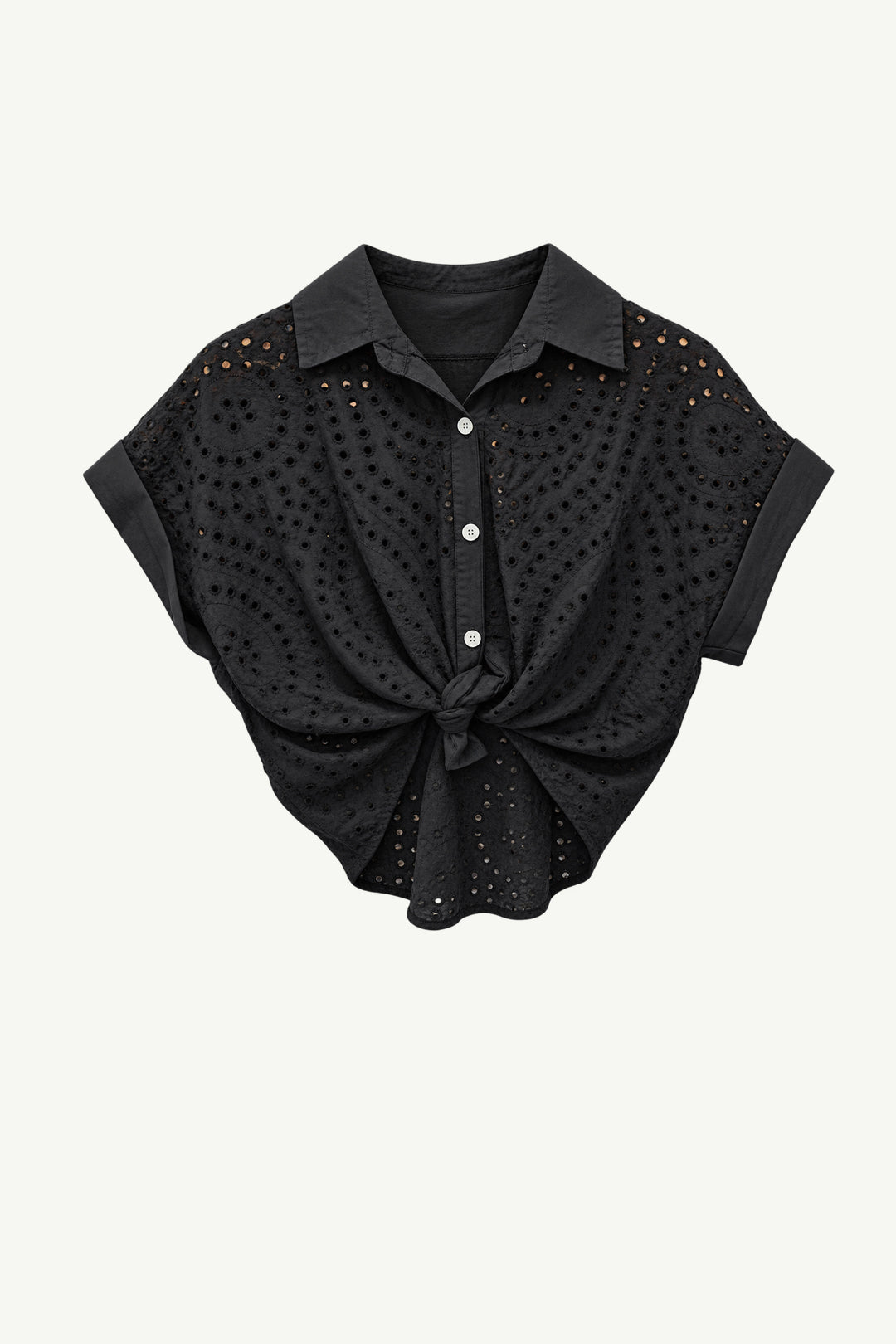 Italian Anglaise Cropped Top