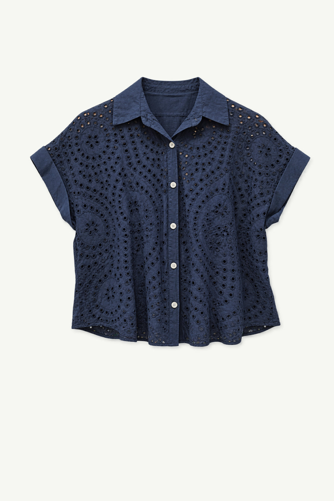 Italian Anglaise Cropped Top