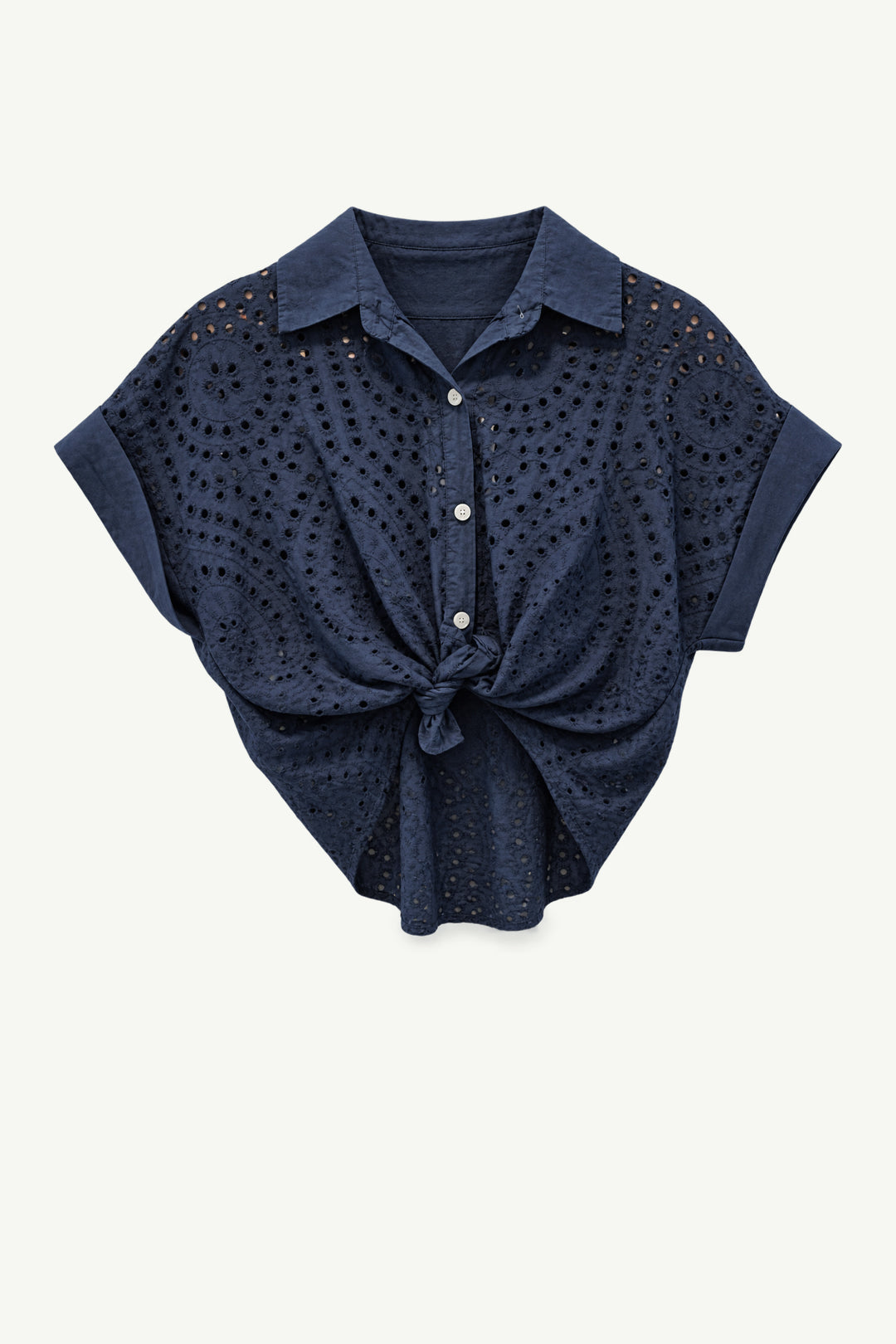 Italian Anglaise Cropped Top