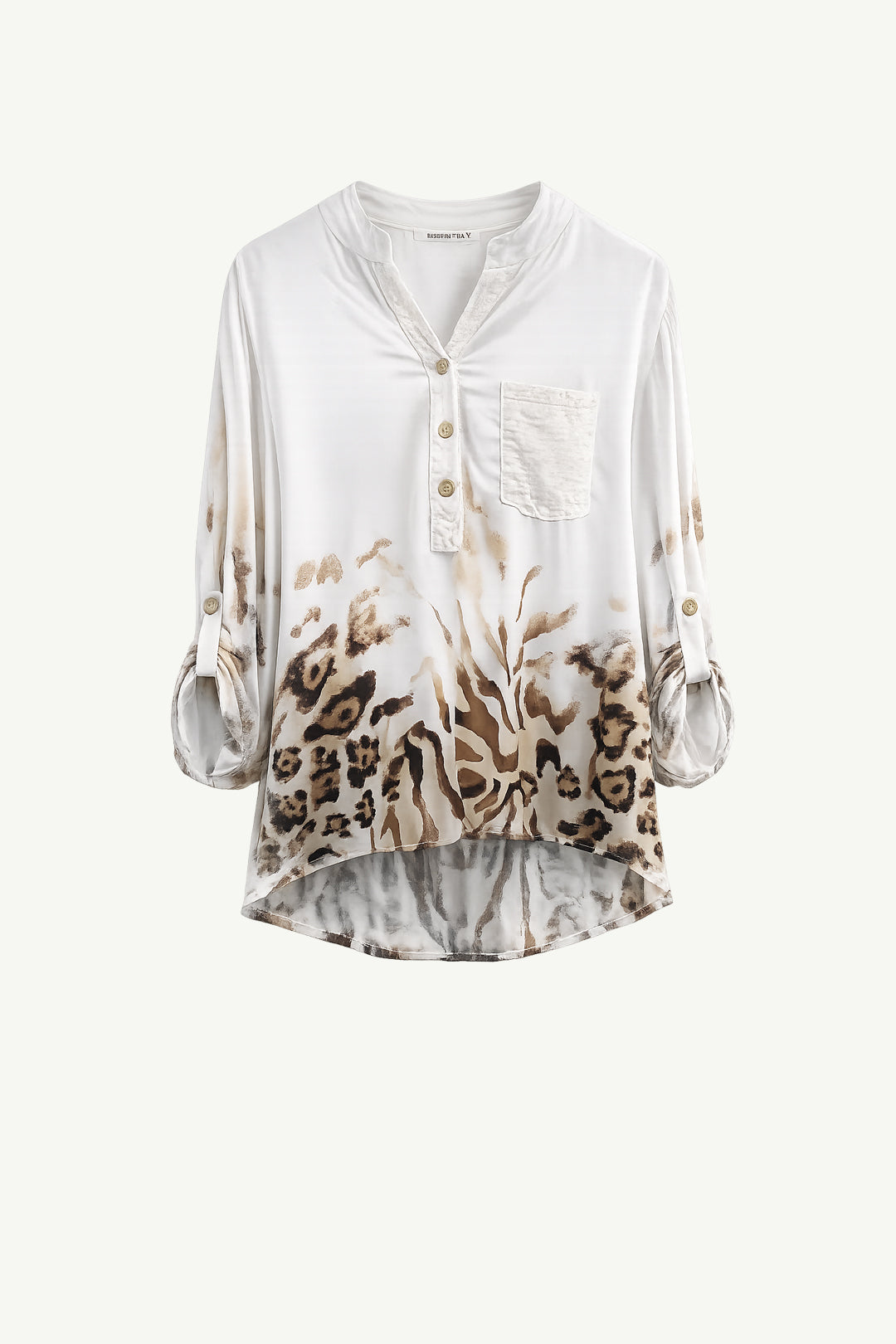 Italian Tiger Print Sequince Top