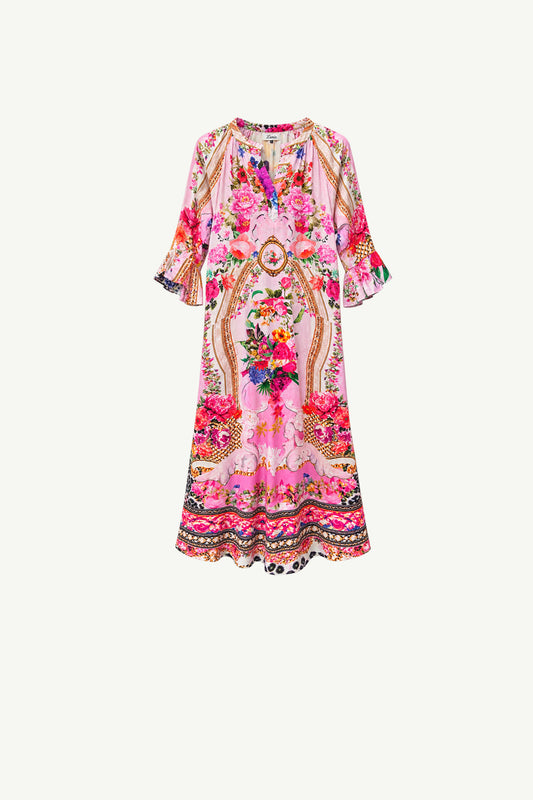 Jubilee Dress Pink Flower Garden