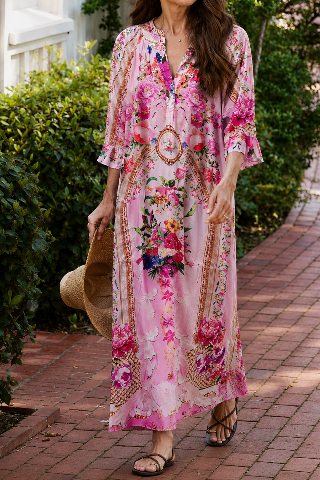 Jubilee Dress Pink Flower Garden