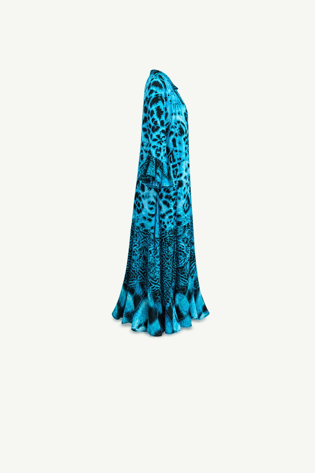 Jubilee Dress Teal Animal Print