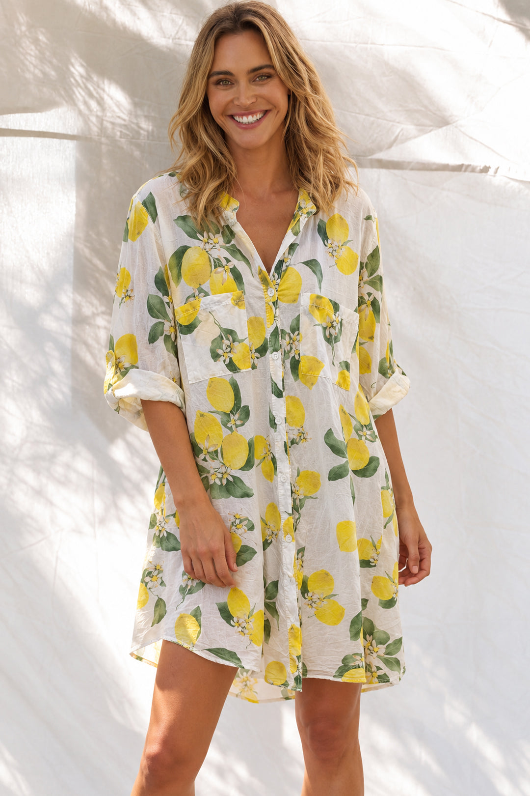Lemon Tree Cotton Dress