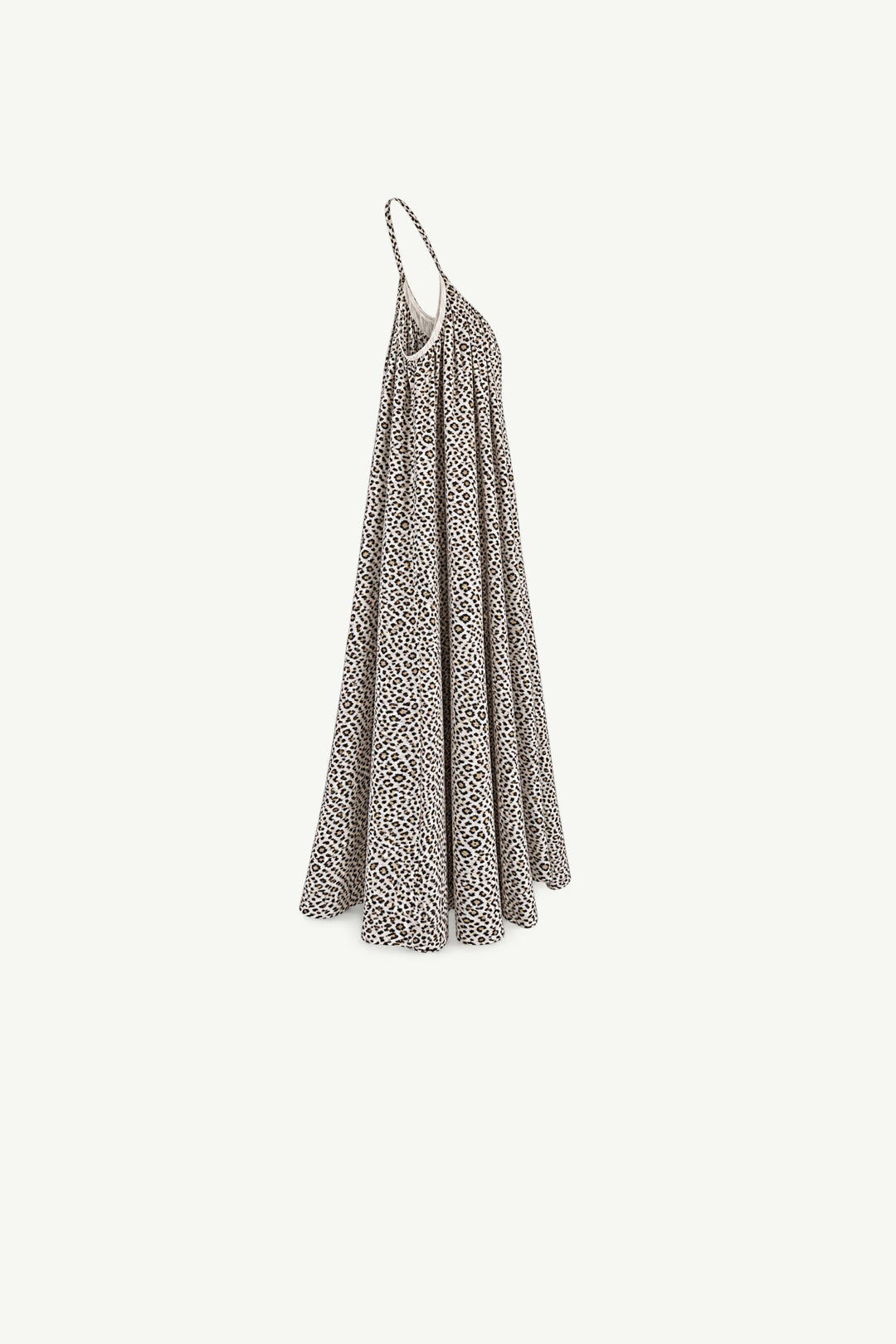 Leopard Trapeze Strappy Dress