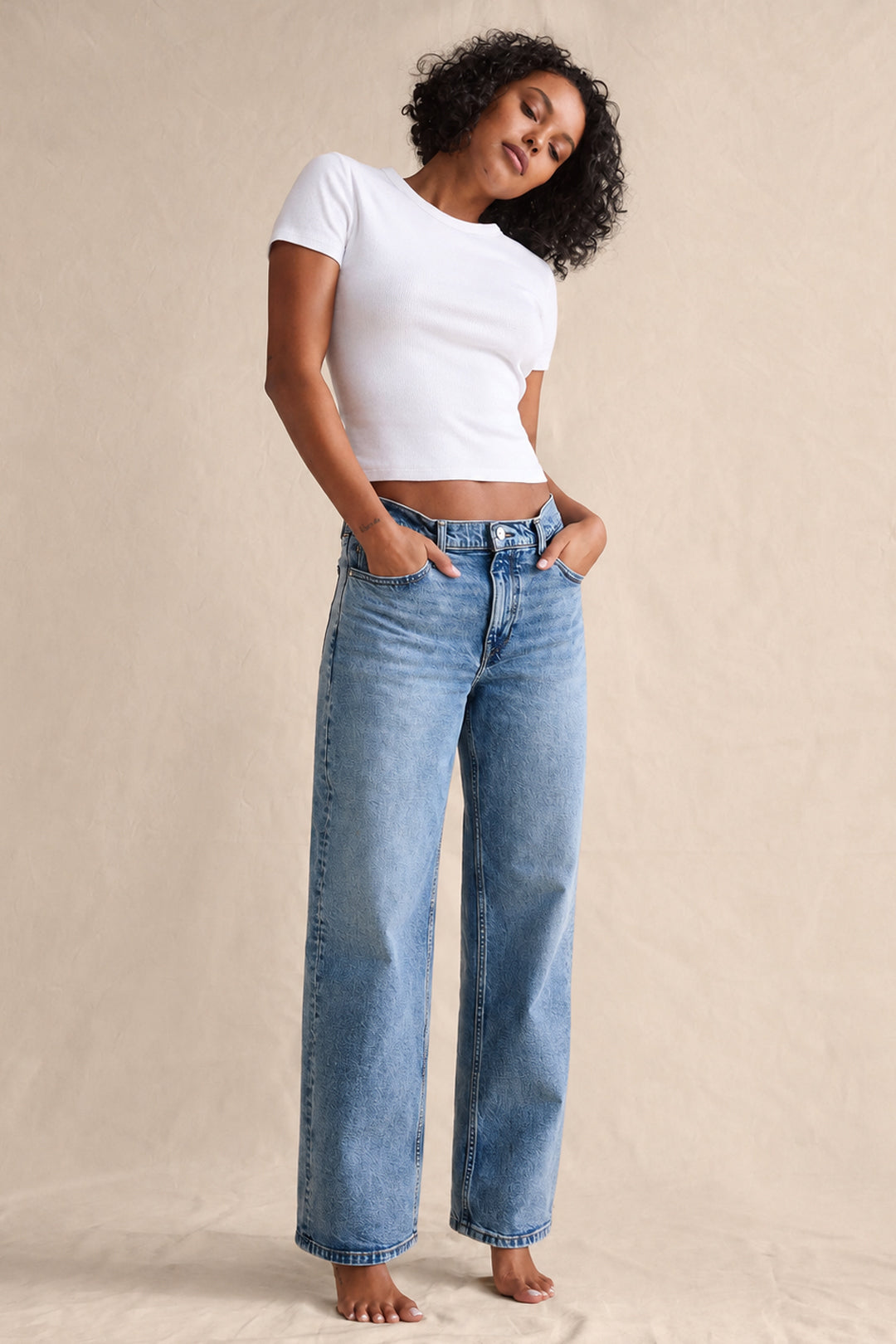 Light Denim Straight Leg