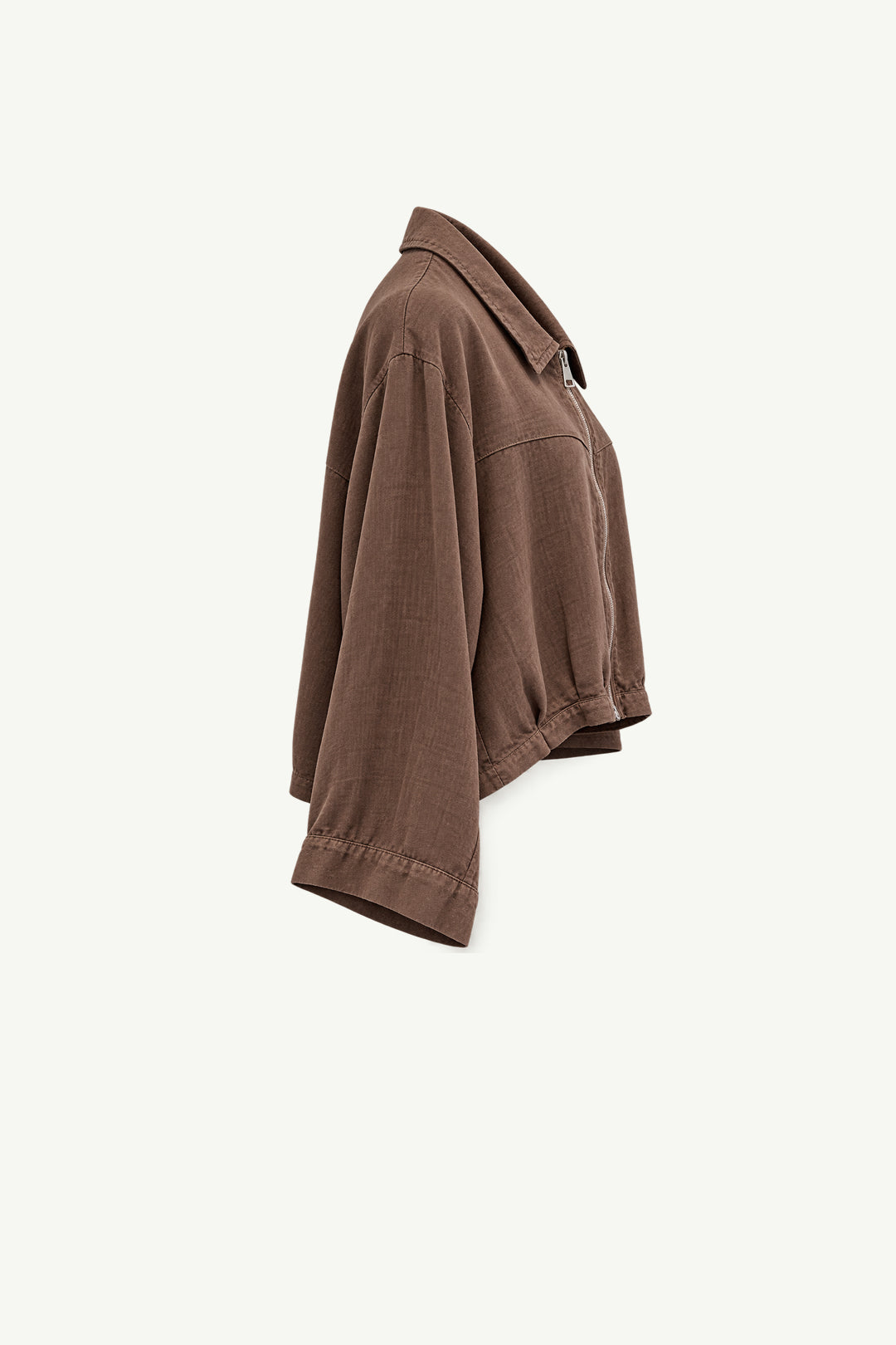 Zip Up Linen Jacket