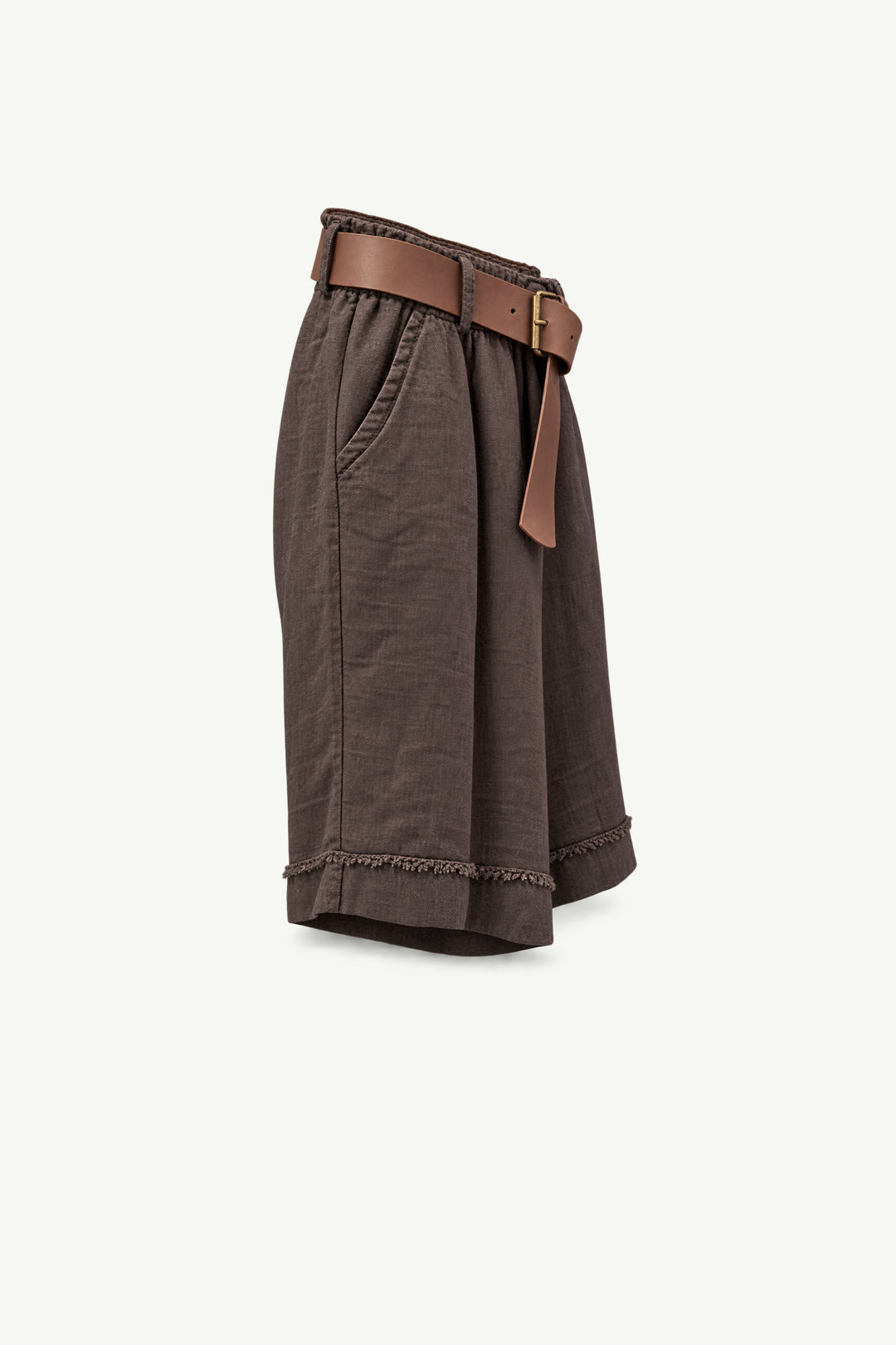 Linen Shorts with Belt