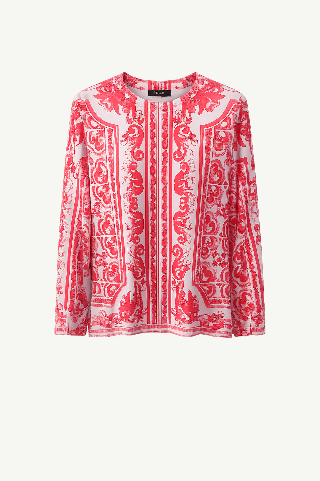 Majolica Print Top