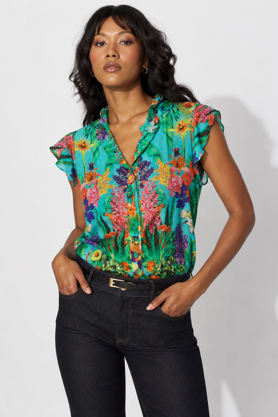Paradise Blouse Avo Crazy
