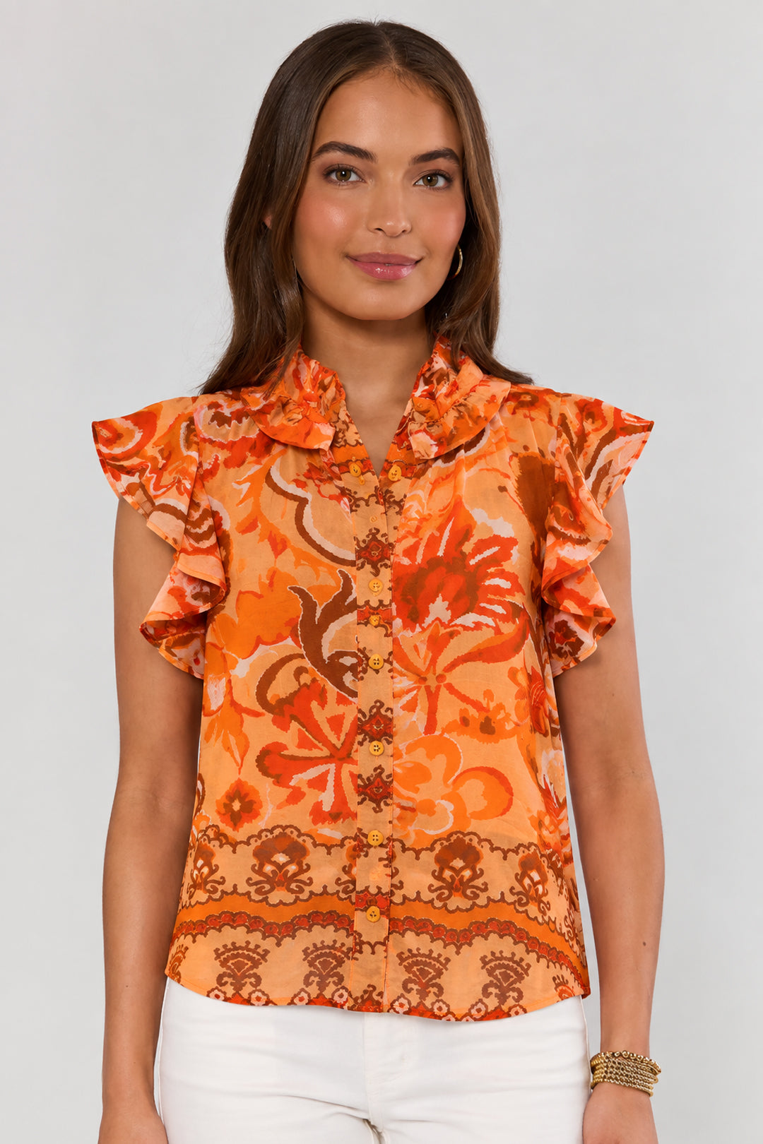 Paradise Blouse Cotton Naartjie