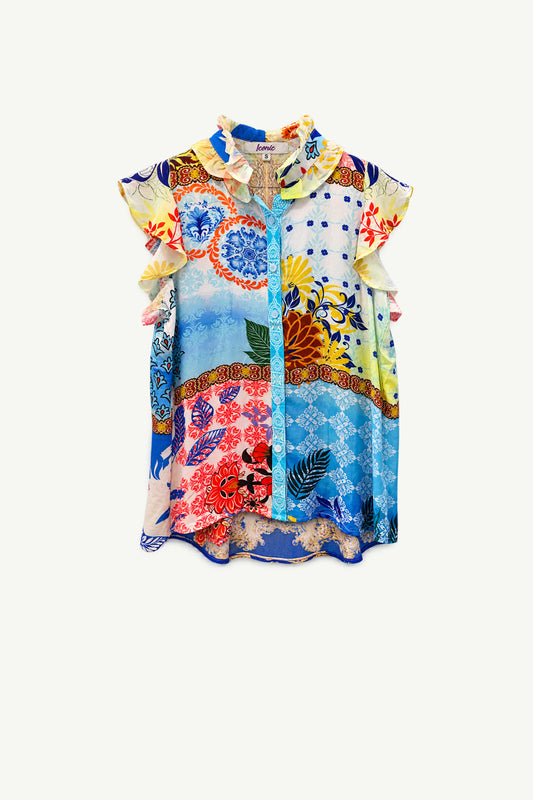 Paradise Blouse Greek Sea Views