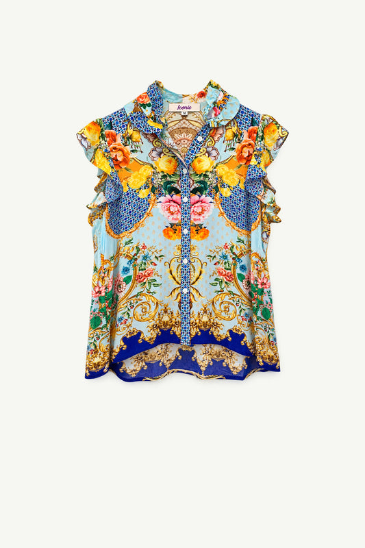 Paradise Blouse Light Blue Crown
