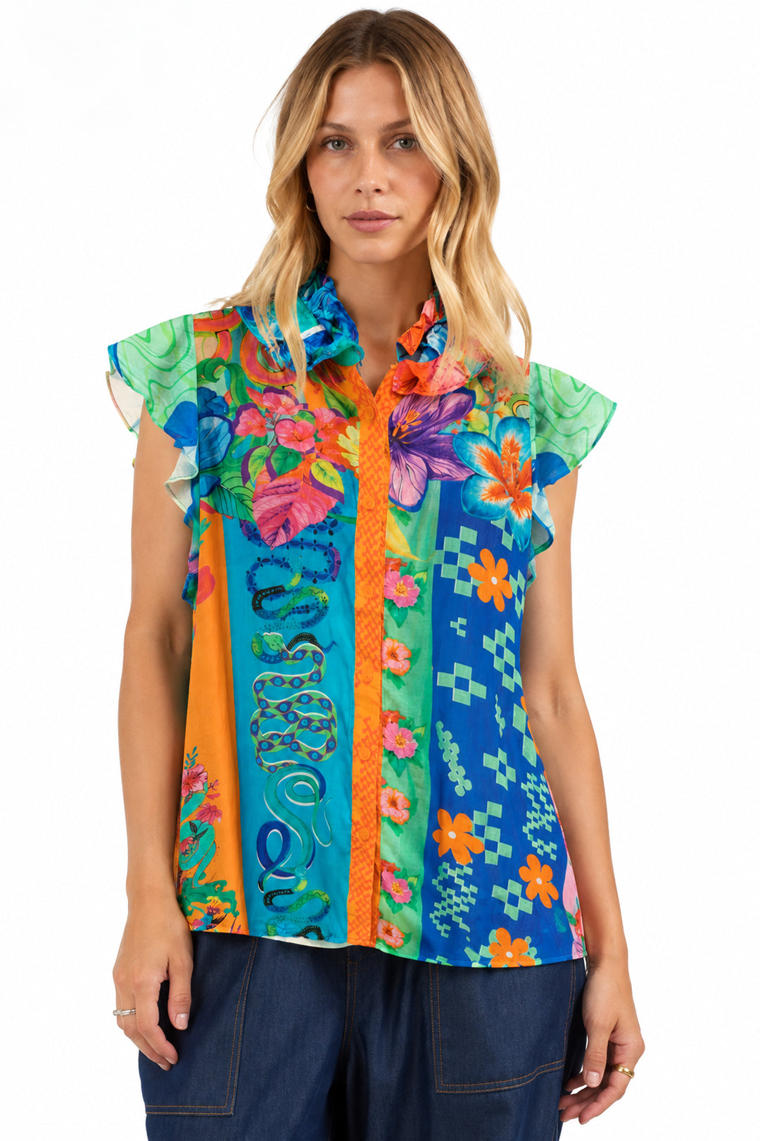Paradise Blouse Tropical Oasis