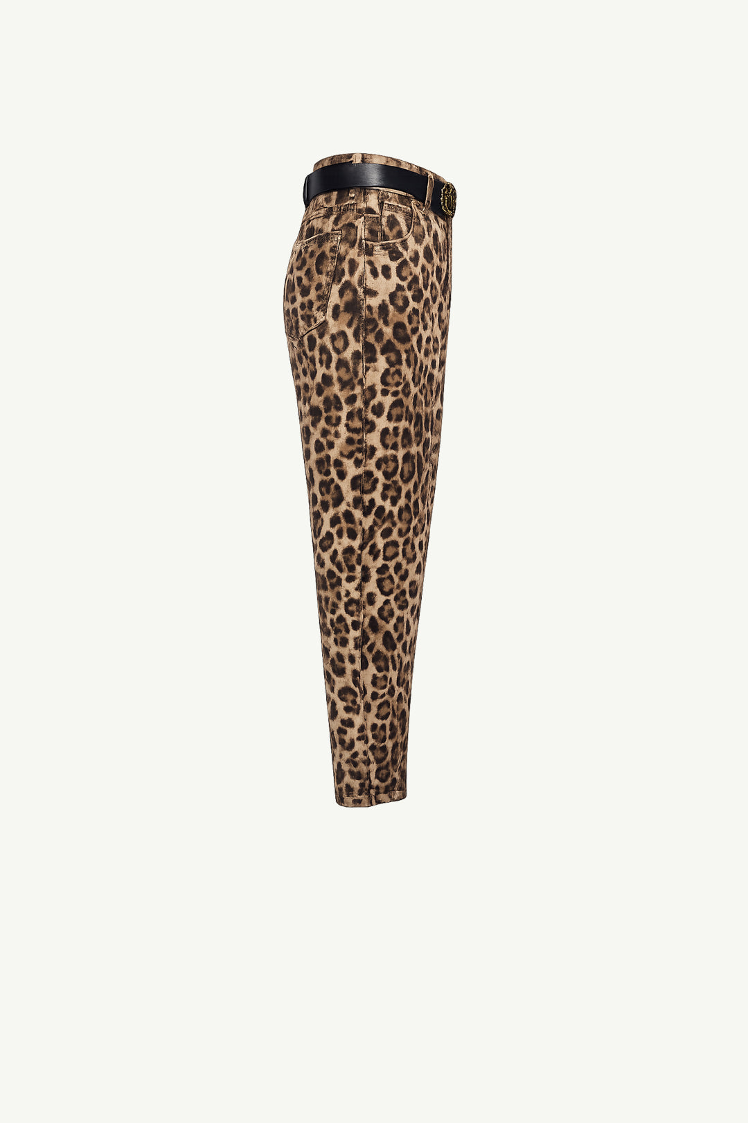 Leopard Barrel Pants