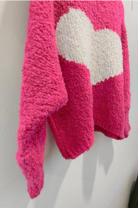 Pink Sweetheart Chunky Knit