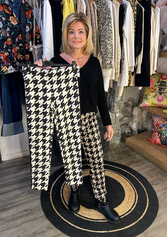 Italian soft knit with corge pants