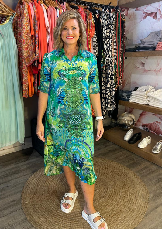 Emerald Jewel dress