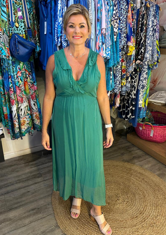 Italian sleeveless dress