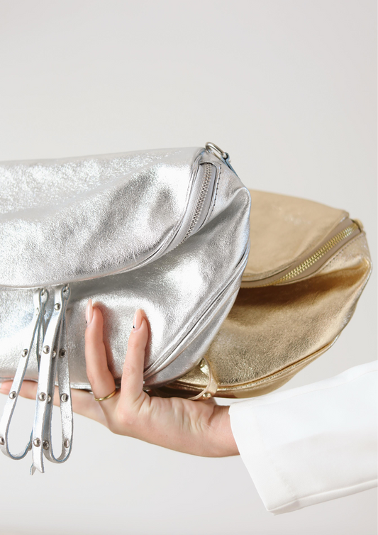 Italian leather sling bags