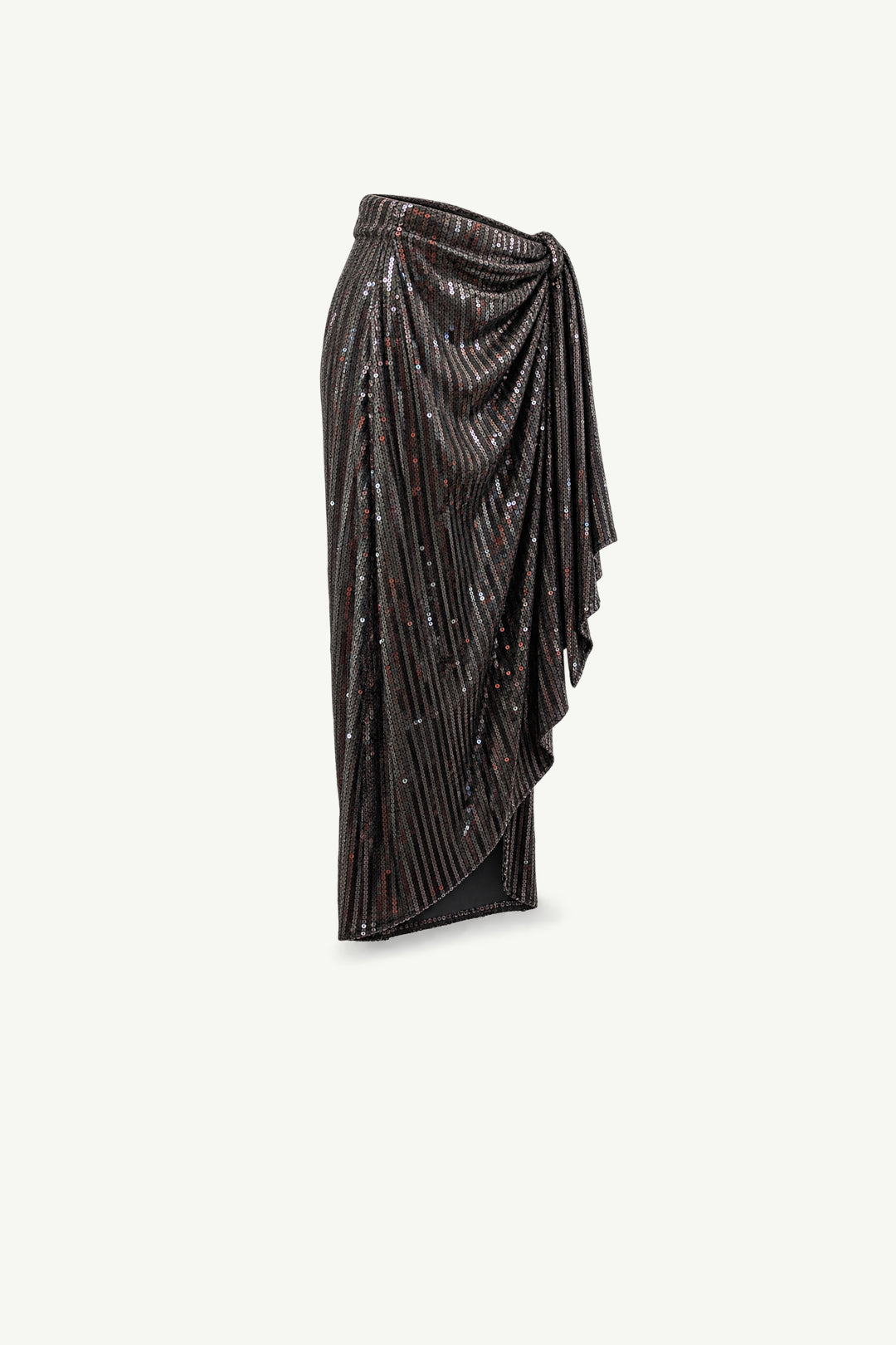 Sequin Wrap Skirt