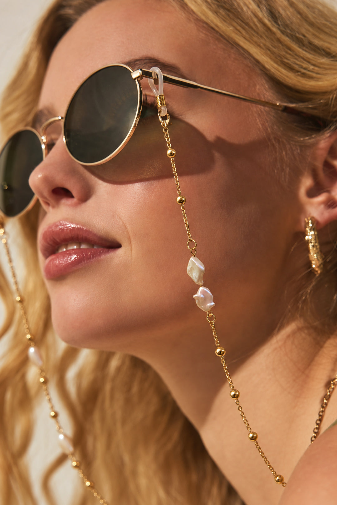 Eyewear Chain Dainty Pearl
