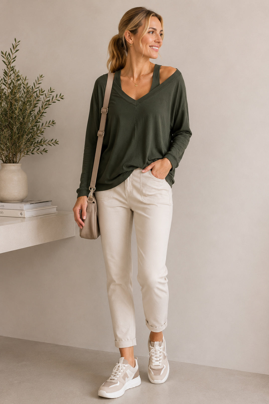 Olive Box Top Set