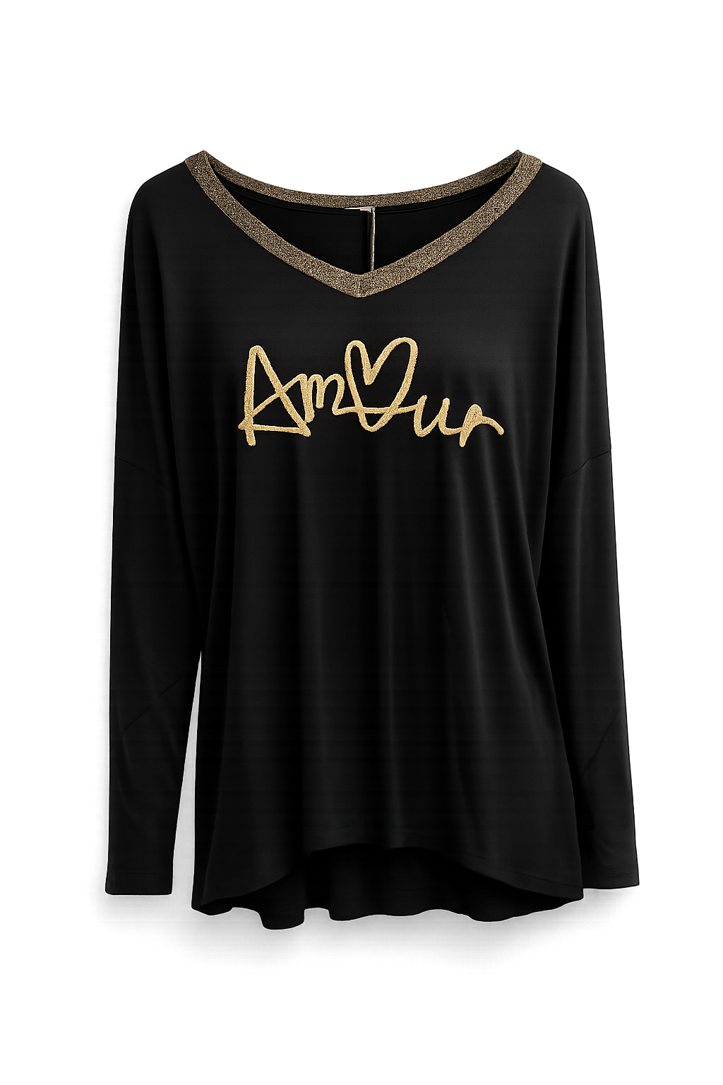 Black Amour Italian Top
