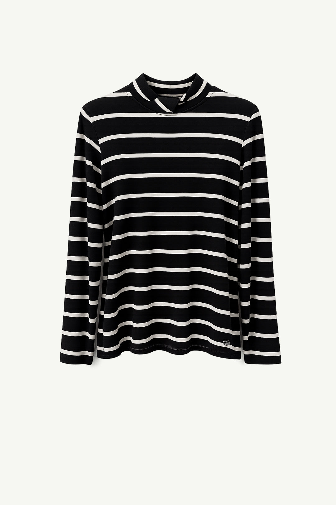 Knotted Stripe Knit Top