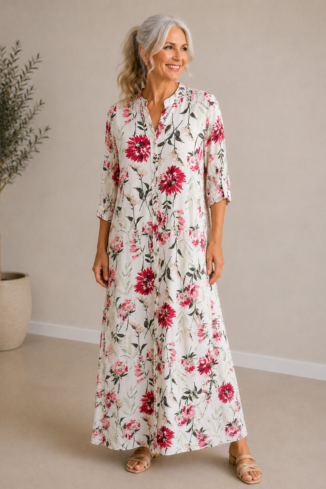Tidal Blush Tunic Dress