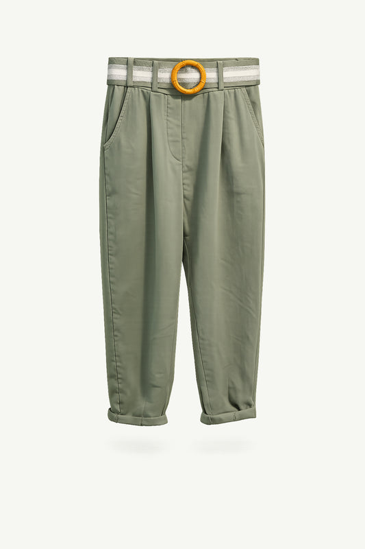 Venetian Olive Italian Pants