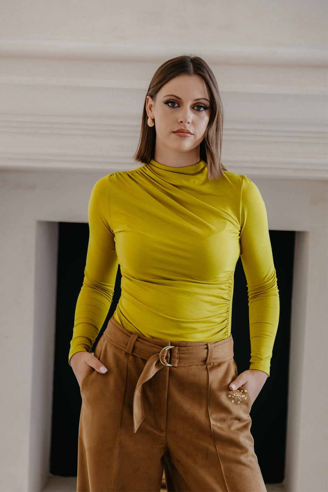 Vienna Ruched Detail Top