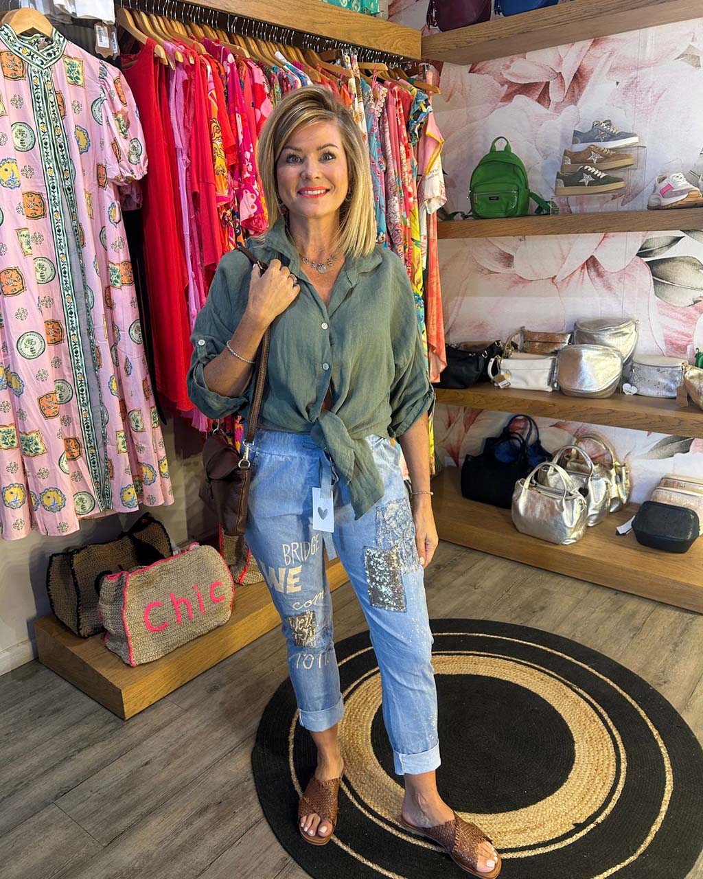 Betty Italian button shirt