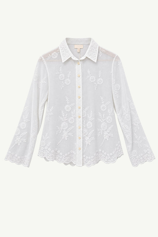 Floral Embroidered Blouse