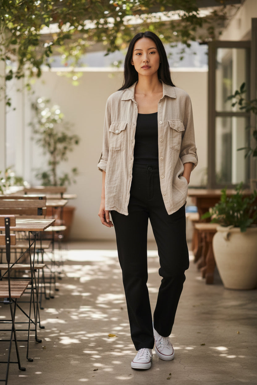 Betty Italian button shirt