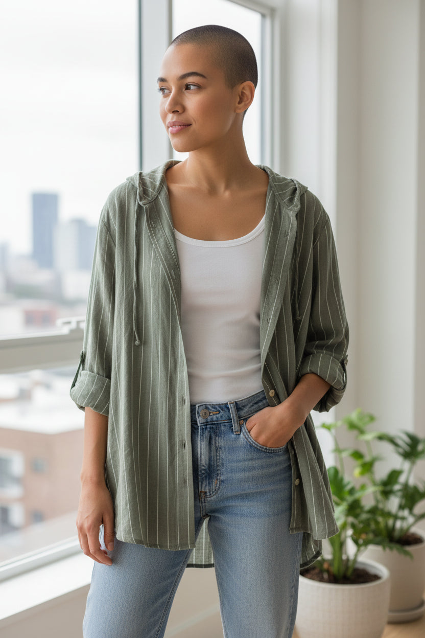 Betty Italian button shirt